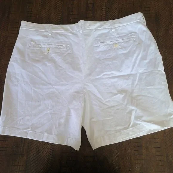 Izod saltwater stretch white chino shorts - Picture 2 of 6